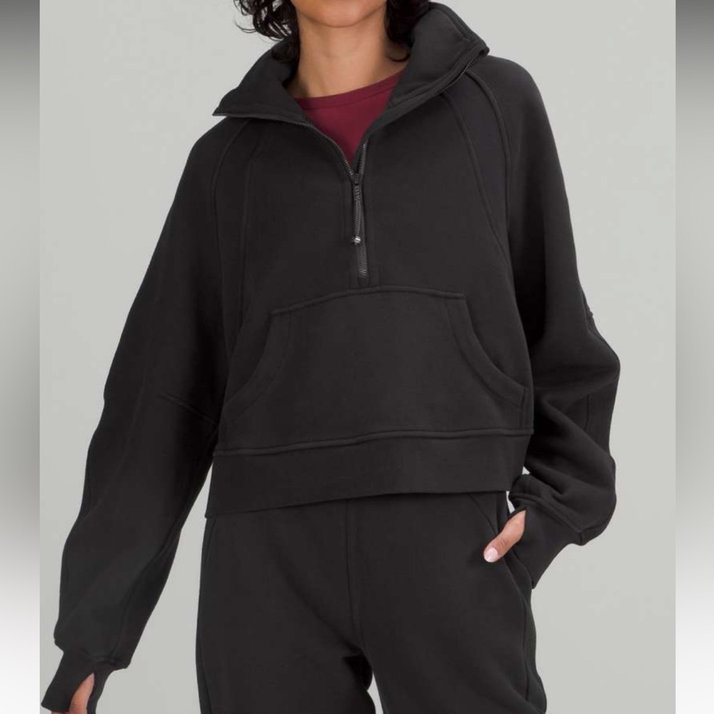 Lululemon Black Cropped Scuba XS/S